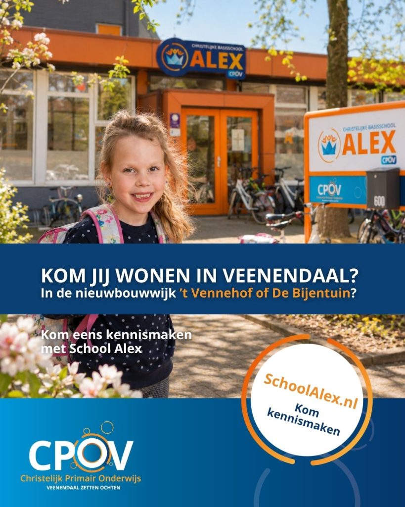 Kennismaken met School Alex, christelijke basisschool in Veenendaal